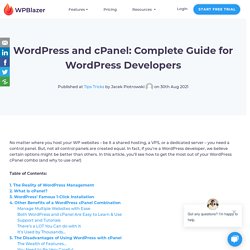 WordPress and cPanel: Is it the Best Control Panel for Busy Developers?