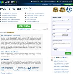 PSD to Wordpress Theme Integration Services, Convert PSD to Wordpress: PSD to Wordpress Conversion