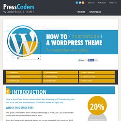 WordPress Theme Customization Guide & Tutorial