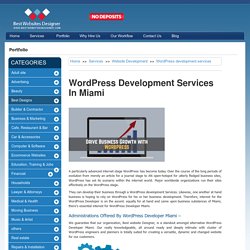 WordPress Development Services Company