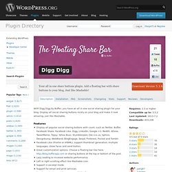 Digg Digg - Floating Share Bar