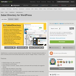 Sabai Directory for WordPress