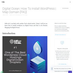 Digital Ocean: How To Install WordPress