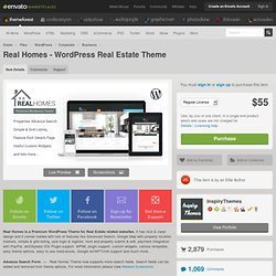 Real Homes - WordPress Real Estate Theme