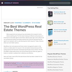 The Best WordPress Real Estate Themes