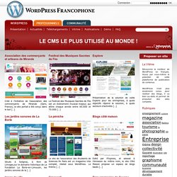 WordPress Francophone » Vitrine