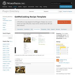 GetMeCooking Recipe Template