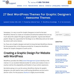 15 Best WordPress Themes For Graphic Designers - Awesome Themes