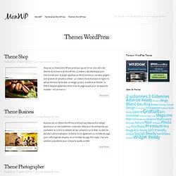 Themes WordPress gratuits et premium - MonWP