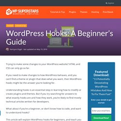 WordPress Hooks: A Beginner's Guide