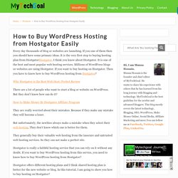 How to Buy WordPress Hosting from Hostgator Easily - MyTechGoal