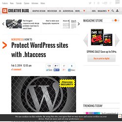 Protect WordPress sites with .htaccess