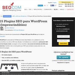 15 Plugins SEO para Wordpress (Imprescindibles)