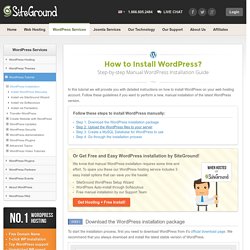 How to Install WordPress - WordPress Installation Tutorial