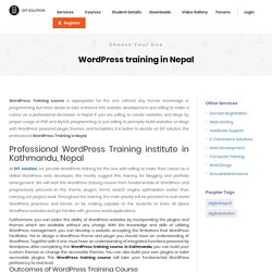 WordPress Training Institute Kathmandu