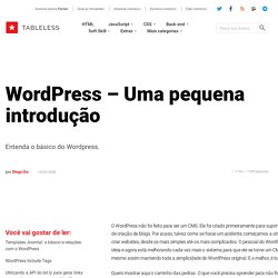 » Wordpress - Uma pequena introdução - Tableless - Desenvolvimen