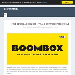 Free Download BoomBox – Viral & Buzz WordPress Theme