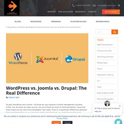 WordPress vs. Joomla vs. Drupal: The Real Difference