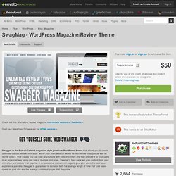 SwagMag - WordPress Magazine/Review Theme