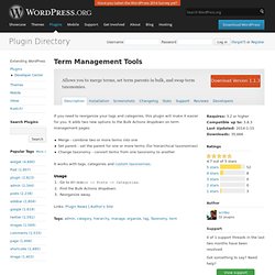 Term Management Tools