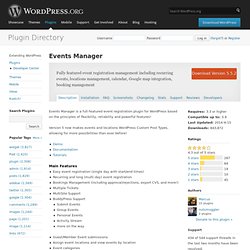 Events Manager