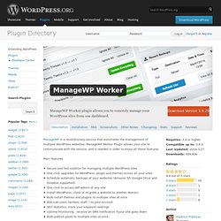 ManageWP Worker