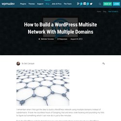 How to Build a WordPress Multisite Network With Multiple Domains