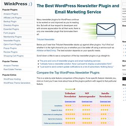 The Best WordPress Newsletter Plugin and Email Marketing Service