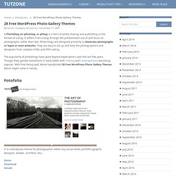 28 Free Wordpress Photo Gallery Themes