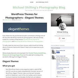 WordPress Themes for Photographers - Elegant Themes