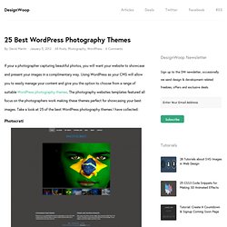 25 Best WordPress Photography Themes