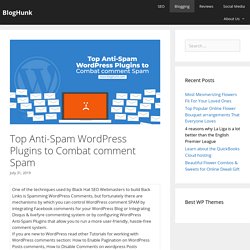 Top Anti-Spam WordPress Plugins to Combat comment Spam - BlogHunk