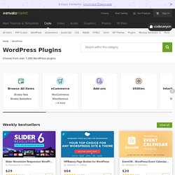 WordPress Plugins from CodeCanyon