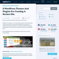 8 WordPress Themes And Plugins For Creating A Review Site