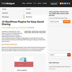 10 WordPress Plugins For Easy Social Sharing
