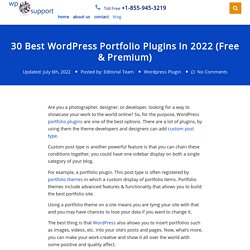27 Best WordPress Portfolio Plugins in 2021 (Free & Premium)