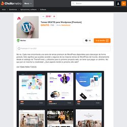Temas GRATIS para Wordpress [Premium] » Chollometro