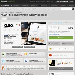 KLEO – Next level Premium WordPress Theme