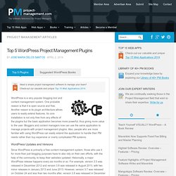 Top 5 WordPress Project Management Plugins