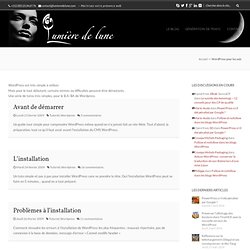 Encre de Lune - Series: WordPress pour les nuls «