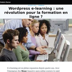Wordpress e-learning : une révolution pour la formation en ligne ?