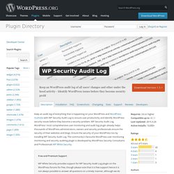 WP Security Audit Log