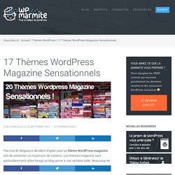 17 Thèmes Wordpress Magazine Sensationnels