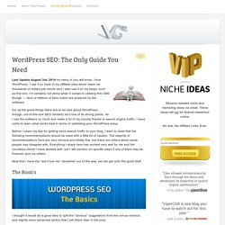 Wordpress SEO: The Only Guide You Need