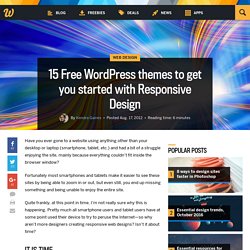 15 Free WordPress themes to get you started with Responsive Design