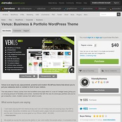 Venus: Business & Portfolio WordPress Theme