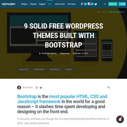 9 Solid Free WordPress Themes Built with Bootstrap
