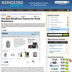 The Best WordPress Themes for Small Businesses