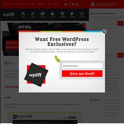 20 Free HTML5 WordPress Themes and Theme Frameworks