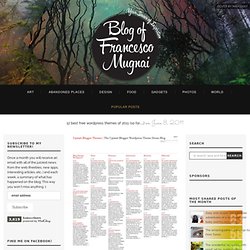 12 best free wordpress themes of 2011 (so far…) » Blog of Francesco Mugnai